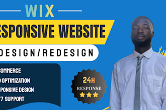 design a modern wix website or redesign wix website for your business