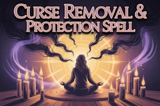 remove curse hex black magic, negative energy with protection spell