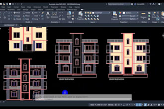 architect and draftsman services for permit drawings and floor plans in autocad