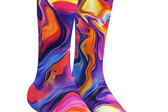 unique socks design and custom socks design