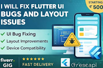 fix flutter ui bugs and layout issues