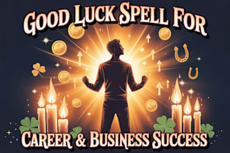 cast powerful good luck spell for career business and success