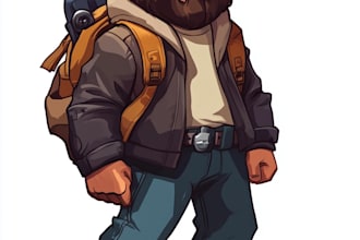 draw 2d game character or 2d game character