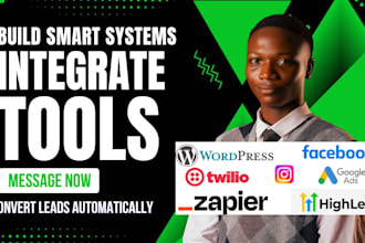 integrate gohighlevel meta facebook instagram google ads twilio wordpress zapier