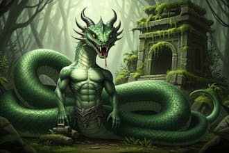 make artwork for fantasy, horror, or monster characters