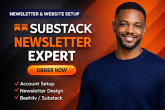 setup substack account build substack newsletter and beehiiv post newsletter