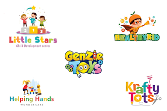 do creative kids logo design for childcare, education, and toy businesses
