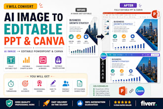 convert ai images to editable canva and PPT