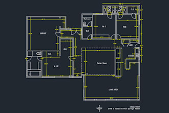 provide professional autocad floor plan, blueprint, and draftsman services