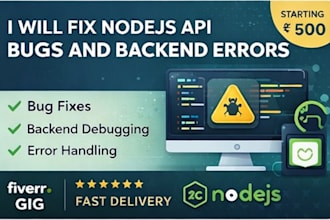 fix nodejs api bugs and backend errors