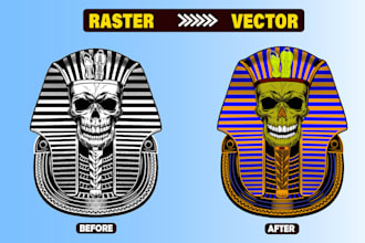 convert raster image to vector illustration