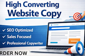 write high converting SEO website copy for your business