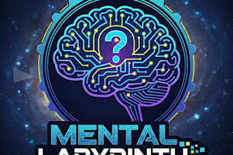 design a creative and smart logic game logo for your brand