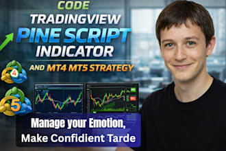 code tradingview pine script indicator and mt4 mt5 strategy