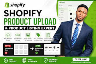 upload products and do bulk product listing on shopify store