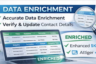 enrich and verify your existing b2b contact list