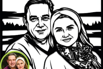 vectorize design image to wall art frame
