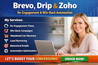 design brevo drip zoho reengagement winback flow automation conversion