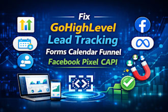 fix gohighlevel lead tracking forms calendar funnel facebook pixel capi