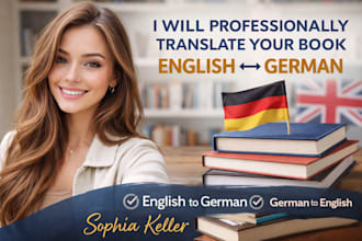 professionally translate your book from english to german or german to english