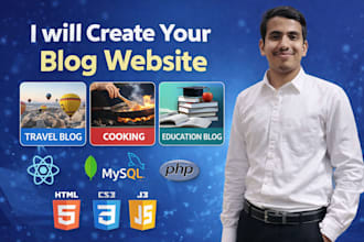 create your blog website