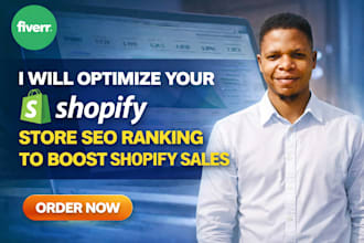 optimize your shopify store SEO ranking  to boost  shopify  sales