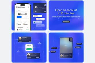 develop secure fintech app decentralized app, crypto app digital wallet app