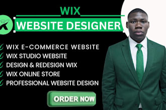 design wix ecommerce store or wix online store that converts
