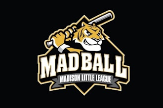 create a cool new logo for little leagues mad ball brand