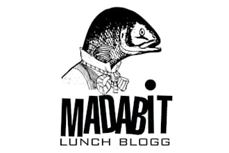 design a hipster type logo for a lunch fishing blog