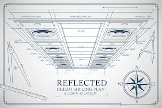 do reflected ceiling plan, lighting finish plan, hvac layout