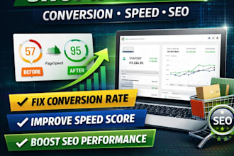 optimize shopify store fix conversion rate increase sales improve speed SEO