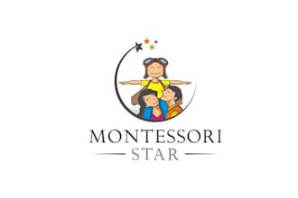 design a playful logo for montessori star online store
