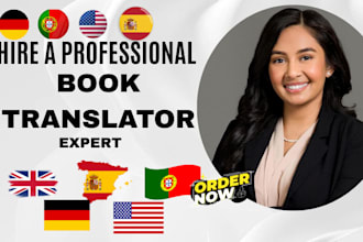profread translate your book from german to english or english to german
