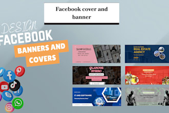 design professional facebook cover and banner