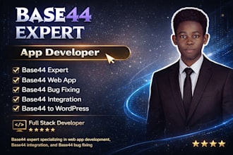 build base44 replit lovable website to wordpress wix fix base44 web app expert