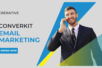 set up convertkit email marketing automation campaign and sales funnel