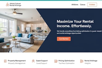 design squarespace airbnb cohost website rental arbitrage website cohost  websit