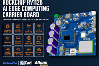 do schematics and pcb layouts in kicad, altium, and easyeda