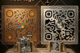 design a professional custom qr code with your logo