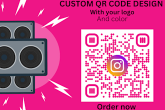 design a professional custom qr code with your logo