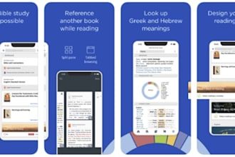 develop modern bible app, church app bible website, quran app, christian app