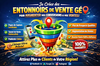 créez entonnoir de vente géo pour augmenter vos conversions et vos ventes