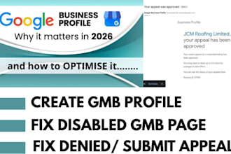 create gmb fix google business suspended page disabled profile appeal suspension