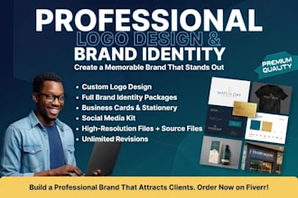 design professional brand identity, logo and style guide
