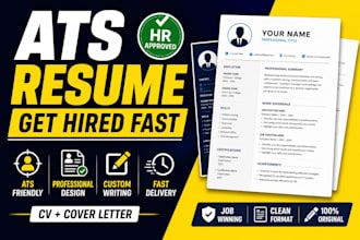 design professional ats resume for jobs and internships