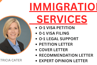 write an o1 visa and legal petition filling