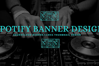 create spotify banner design soundcloud canvas designs music thumbnail cover