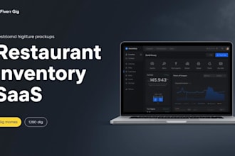 build restaurant inventory management saas web app