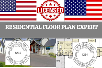 create permit ready residential houseplan for texas florida homes